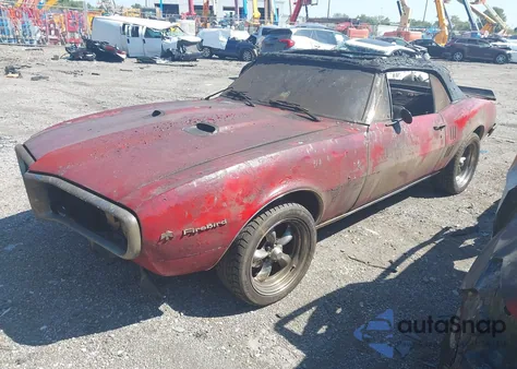 1967 Pontiac Firebird из США, поврежденный, VIN 223677U613259